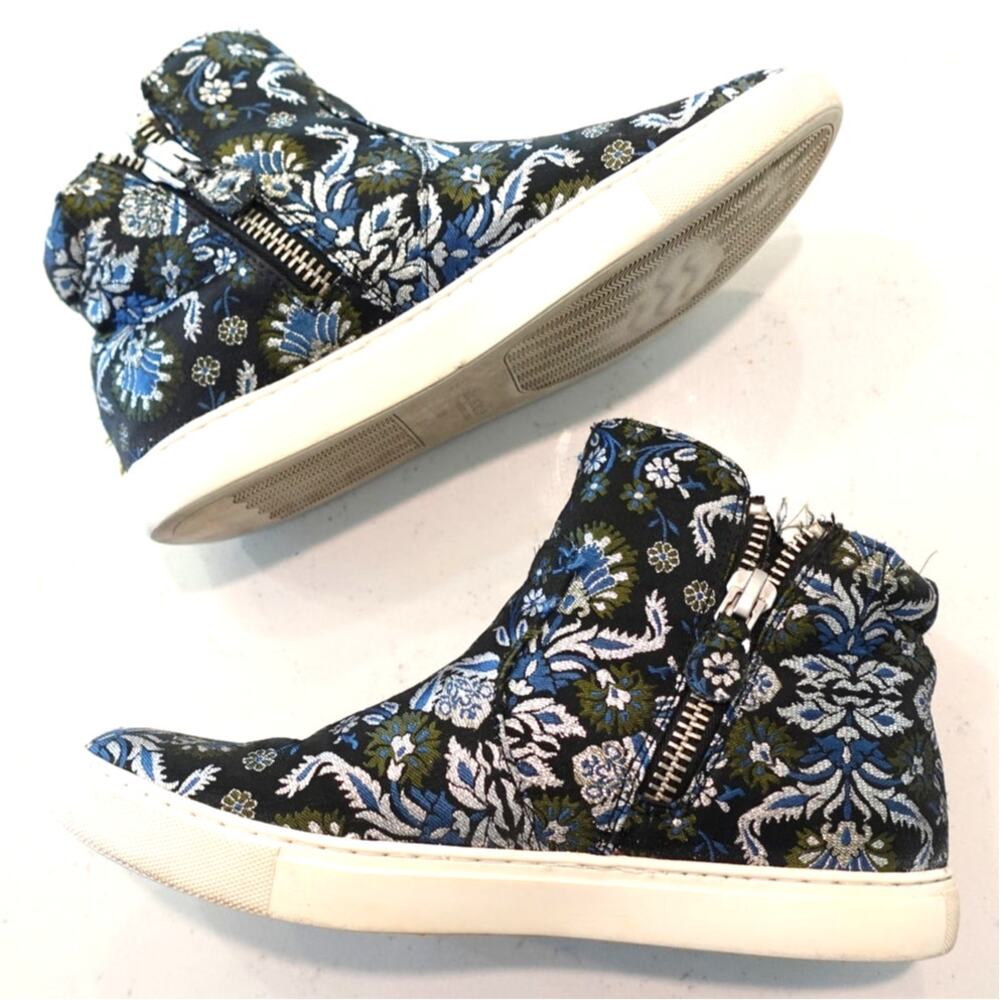 Kenneth Cole/ Embroidery High-tOP SNEAKER SHOES